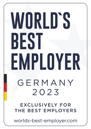 Ausgezeichnet als World's Best Employer 2023