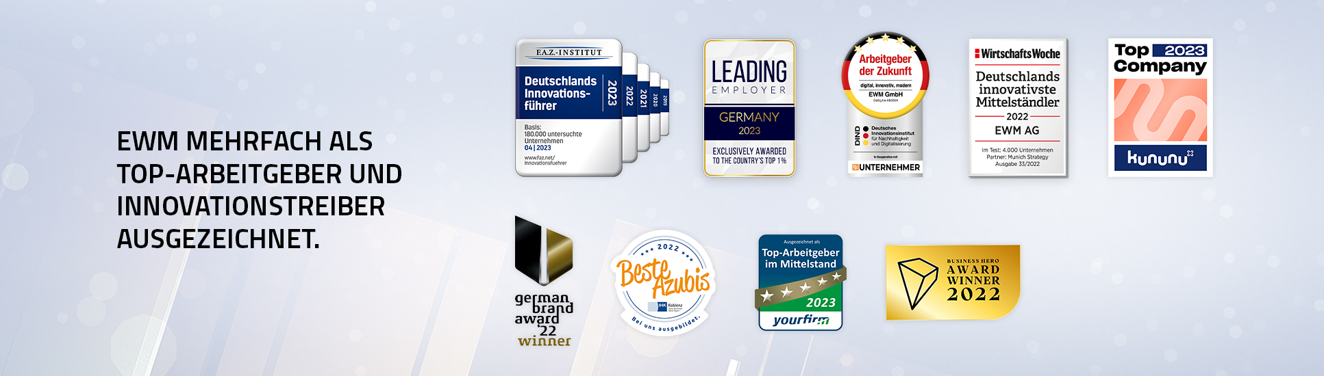 EWM Award slider
