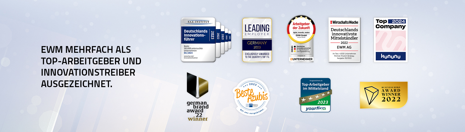 EWM Award slider