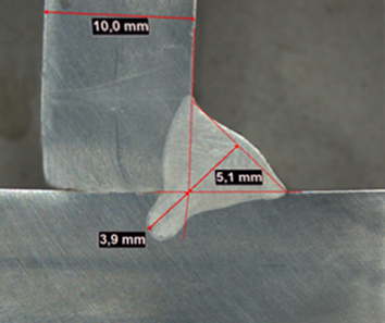 Soldaduras de acero inoxidable forceArc puls